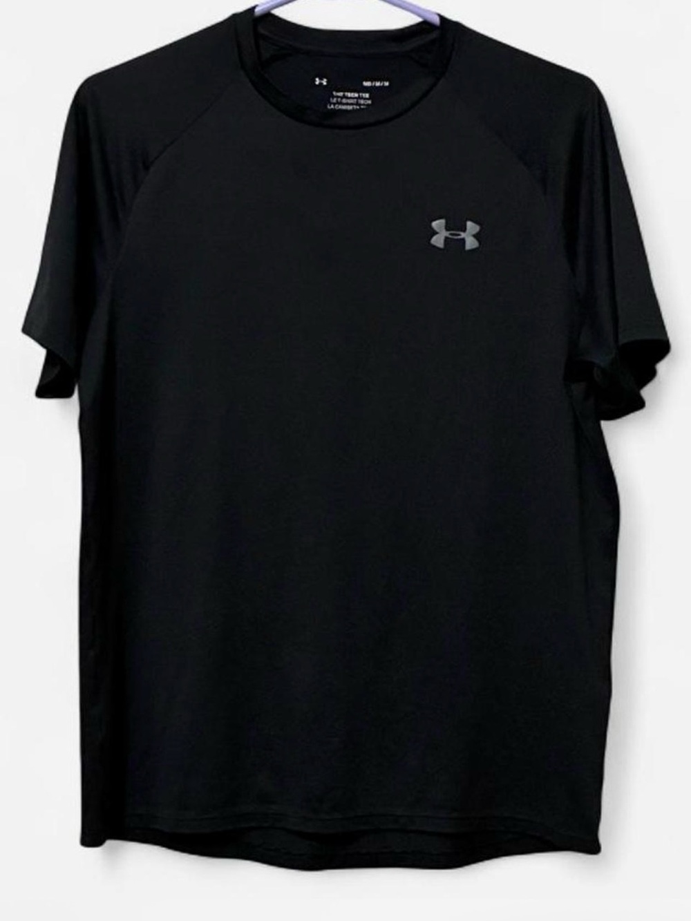 Under Armour Men's Black Tech Short Sleeve Performance Shirt Size M
